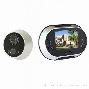 Digital Door Viewer with 6 Language and Record Function, Power-saving Design